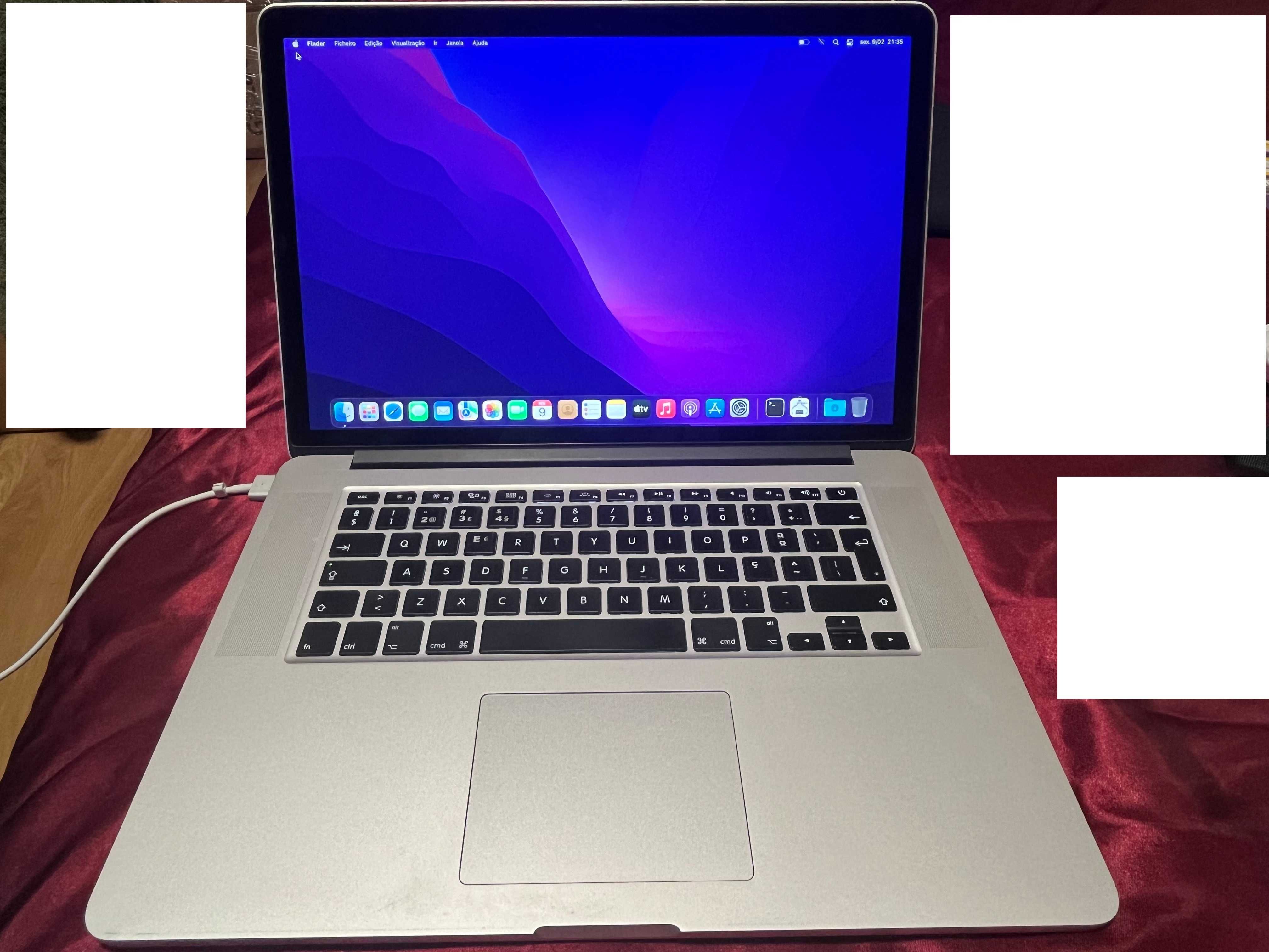 MacBook Pro 15" Mid 2015 Core i7 16 GB RAM SSD 256 GB