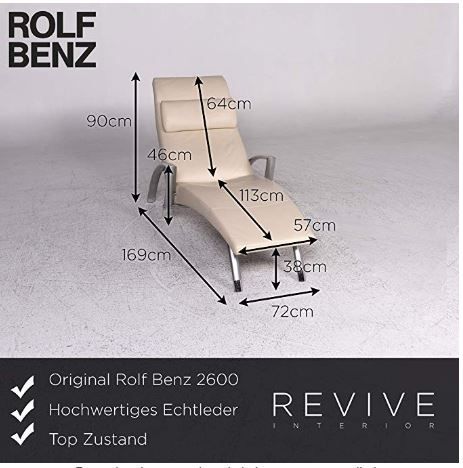 Chaise longue Rolf Benz