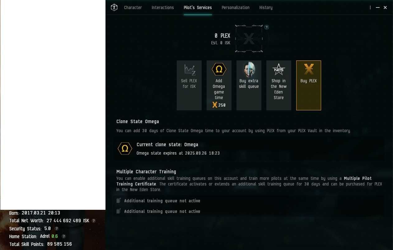 Персонаж EVE online