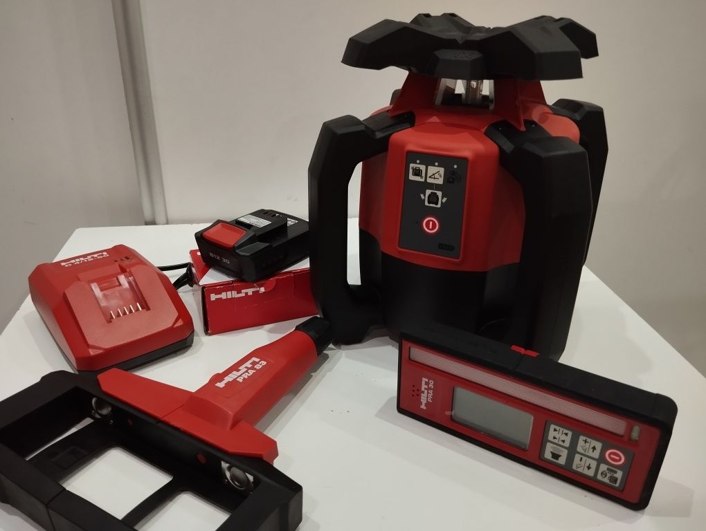 HILTI PR 30 HVS niwelator rotacyjny laser że spadkami NOWY zestaw 23r