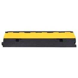 NOVO - Rampas protetoras de cabos c/ 2 canais 2 pcs borracha 100 cm
