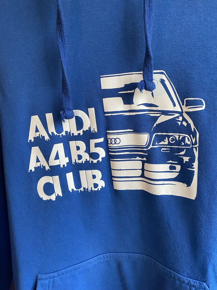 Bluza Audi a4b5 club czarna/niebieska
