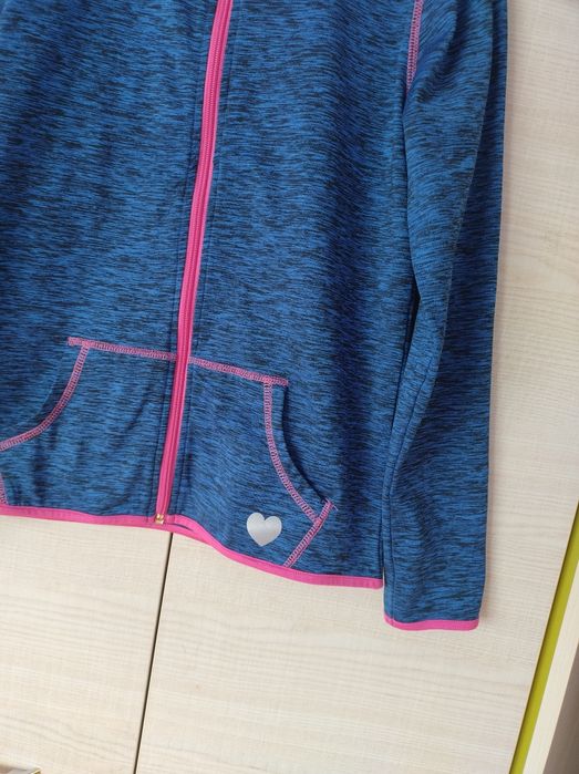 Bluza dziewczęca z kapturem