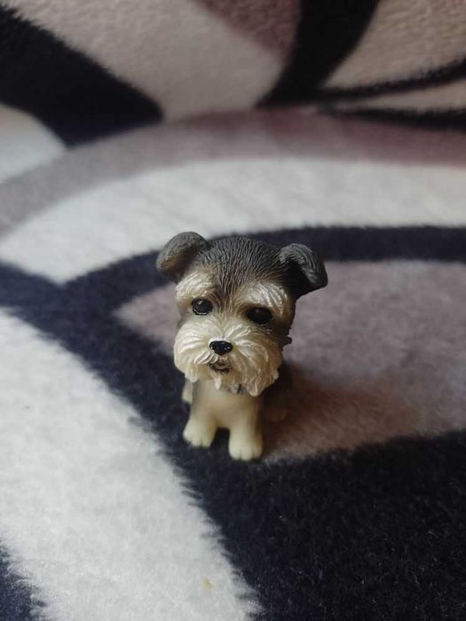 Sznaucer Figurka 4cm Pies Zwierzę