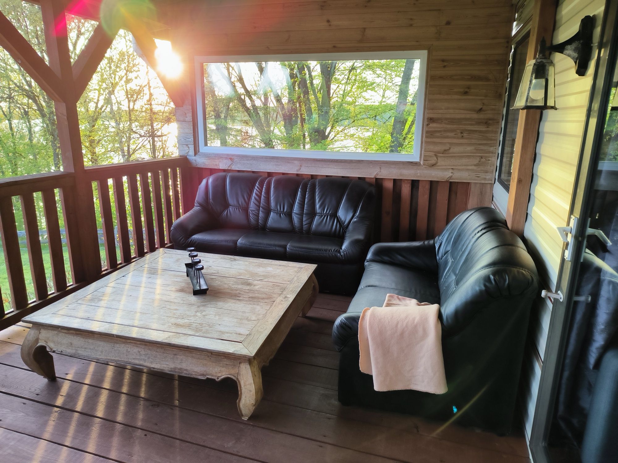 Domki nad jeziorem (poj. drawskie) namioty, camping, Wiejskie Serce