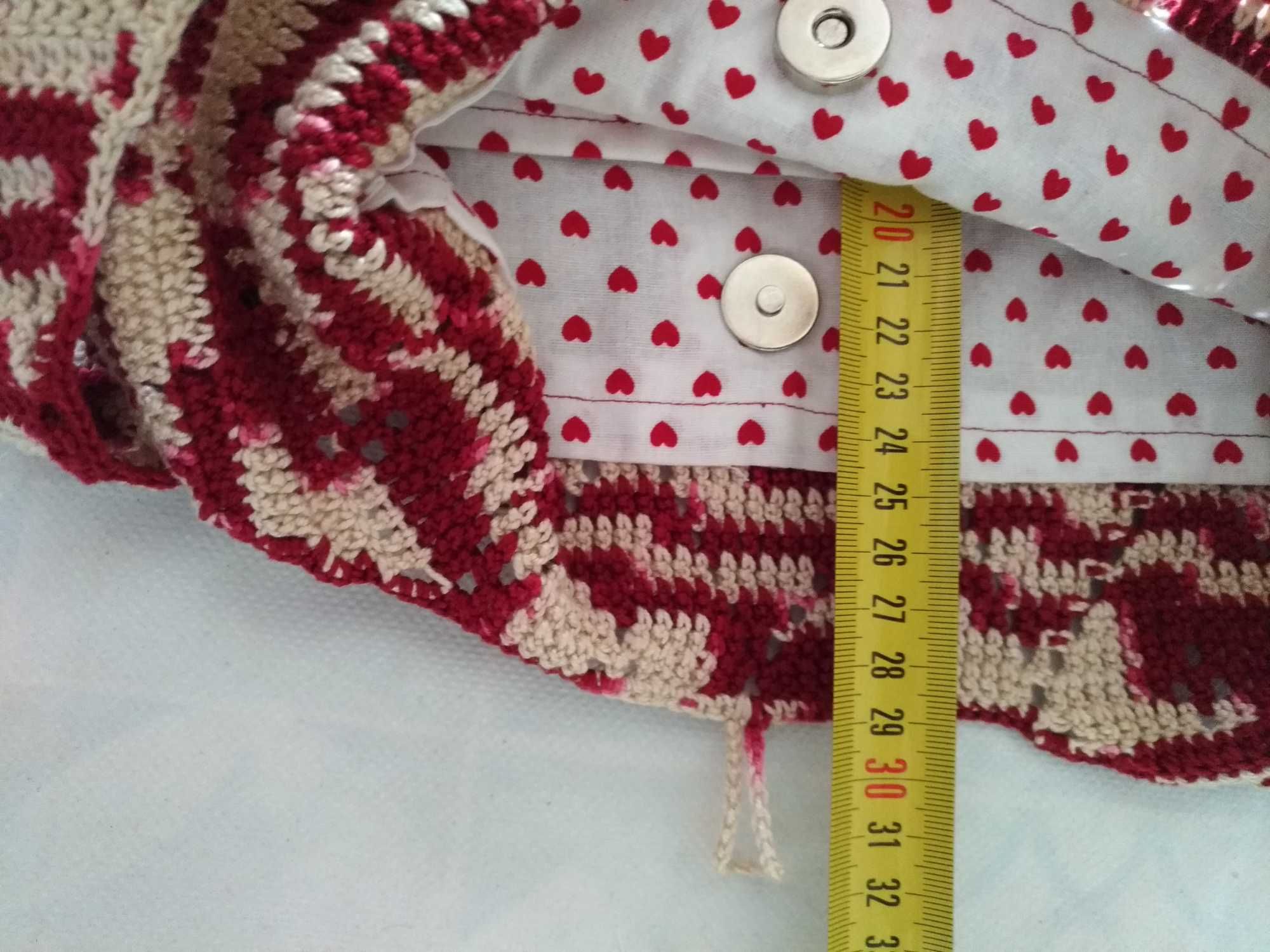 bolsa de crochet, 100% algodão , original, único .