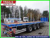 Budowlanka DMC 45 TON, zamki kontenerowe, MOCNA!!!  Odpis VAT+Koszty TERAZ - z placu! Drewno twarde, zderzak pneumatyczny!