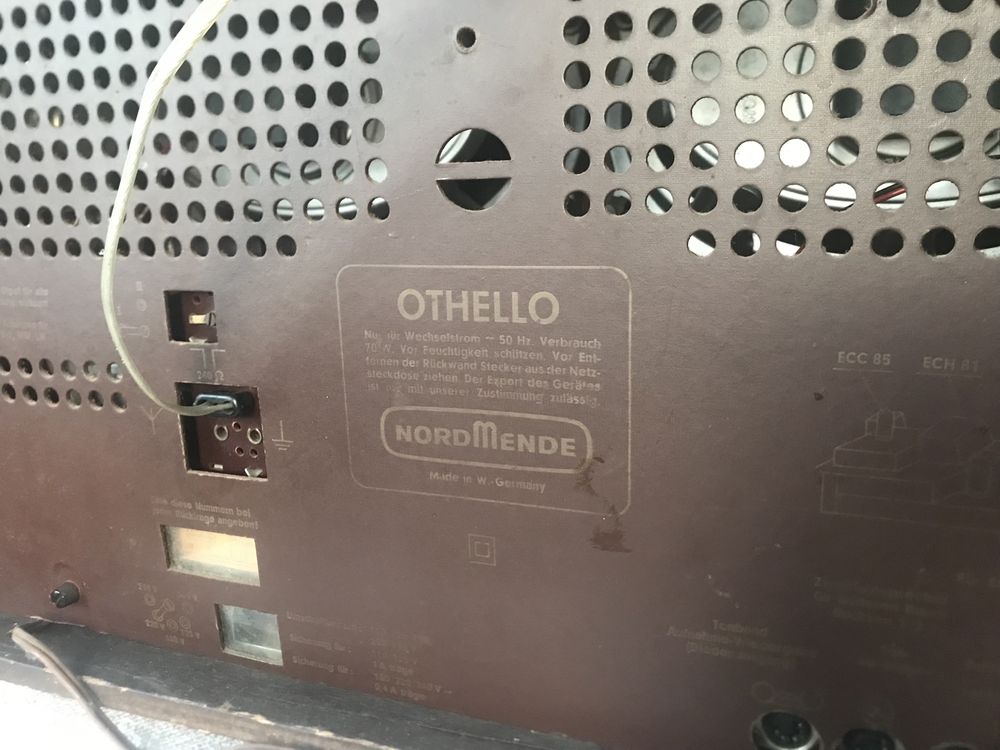 Radio lampowe NordMende Othello