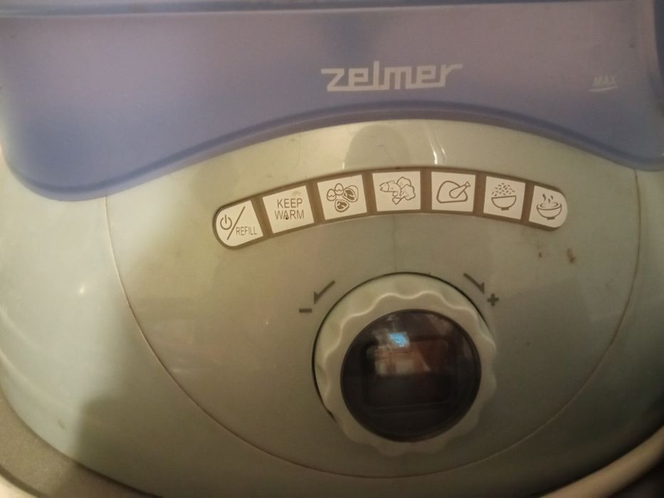 Urządzenie do gotowania na parze parowar Zelmer niebieski