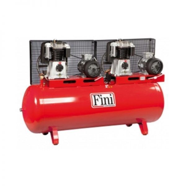 Compressor correias FINI B3008B/270 FT3 TD ( 270 Litros - 2 Motores )