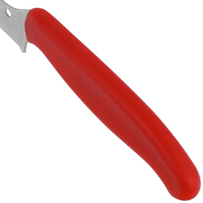Nóż kuchenny Spyderco Z-Cut Pointed Tip Red Polypropylene, Satin CTS
