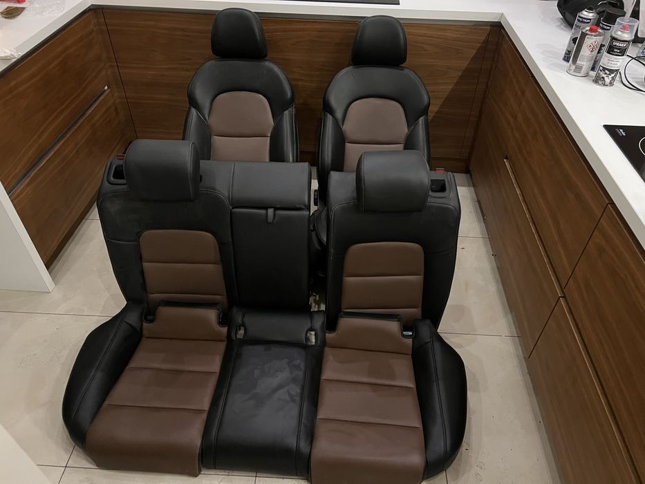 Skóra Fotele kanapa Audi A4 B8 Sedan A5 8T wnętrze skórzane EU