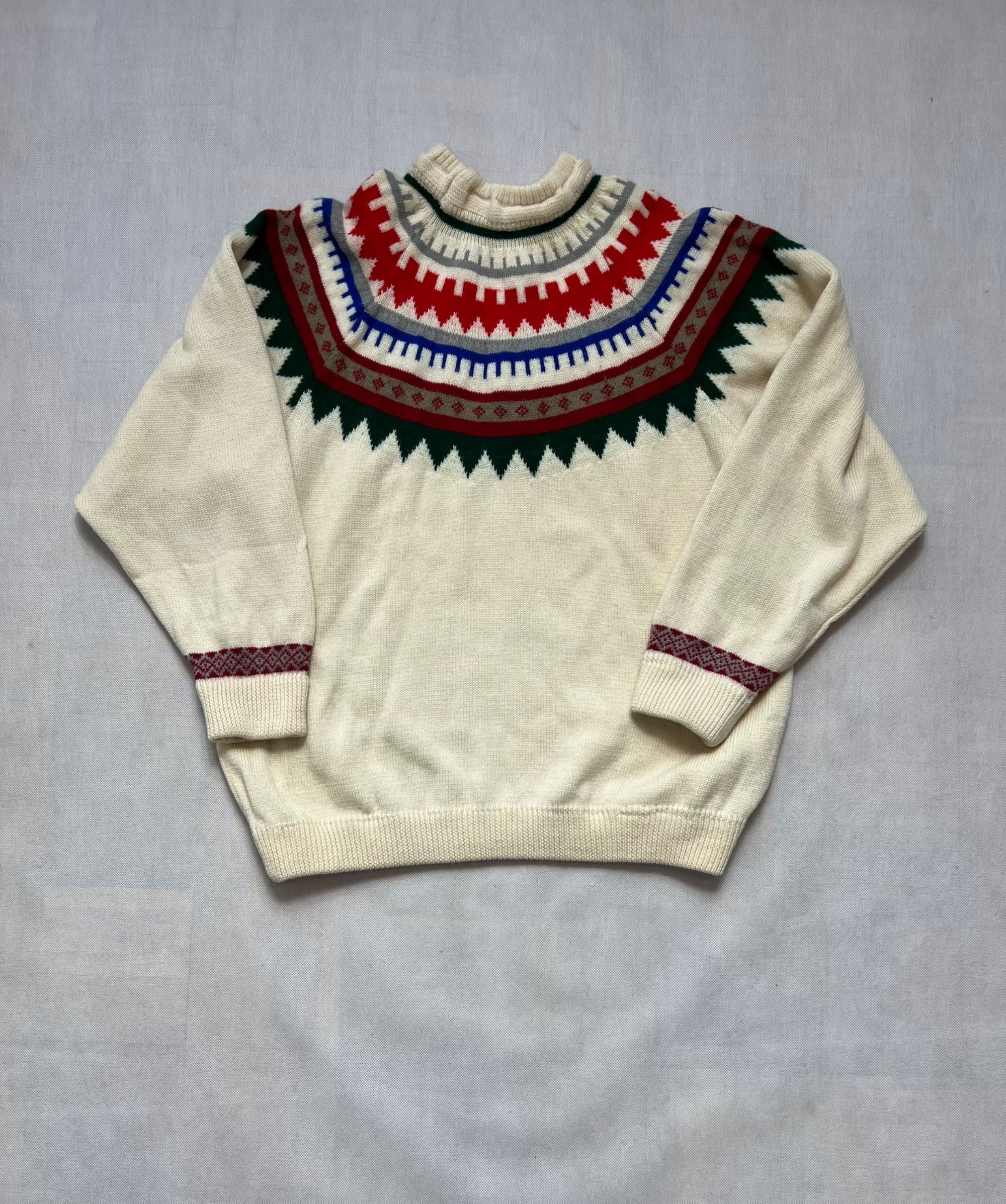 Rare Sweter Coogi vintage pure wool color pattern