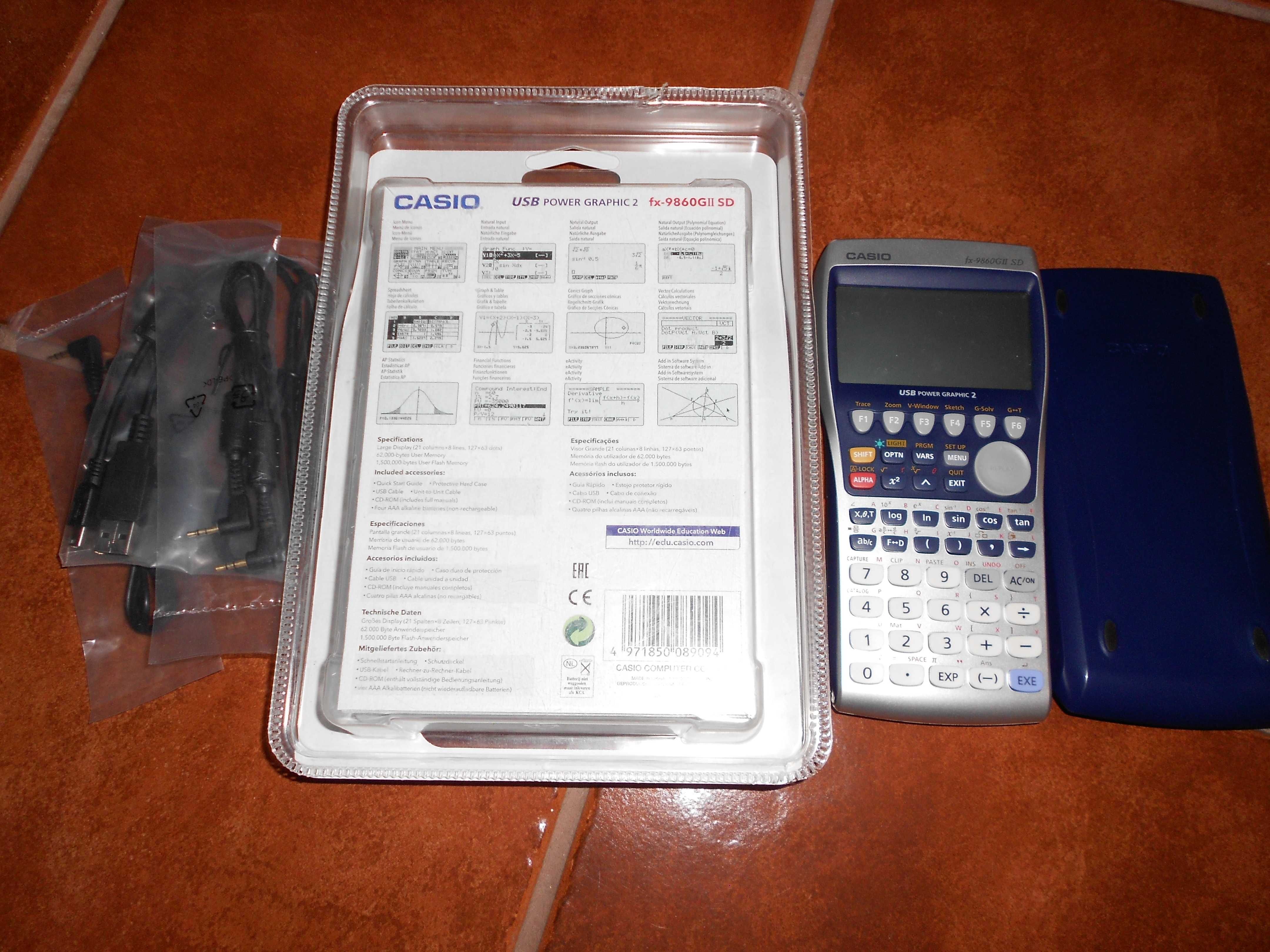 Calculadora Cientifica Casio FX9860GIISD Com Entrega