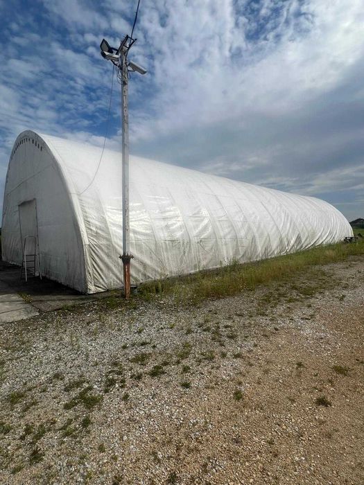 Hala namiotowa 12x30x5 m – używana, dobry stan