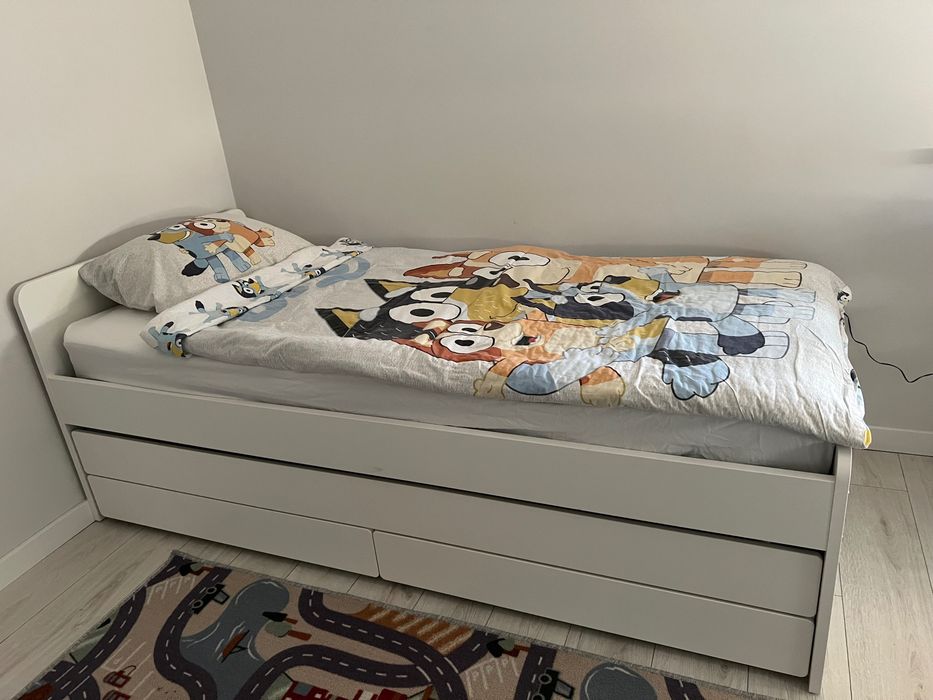 Łóżko pojedyncze 90 x 200 z dwoma poziomami spania