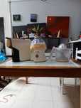 Maquina de café + espremedor de frutas