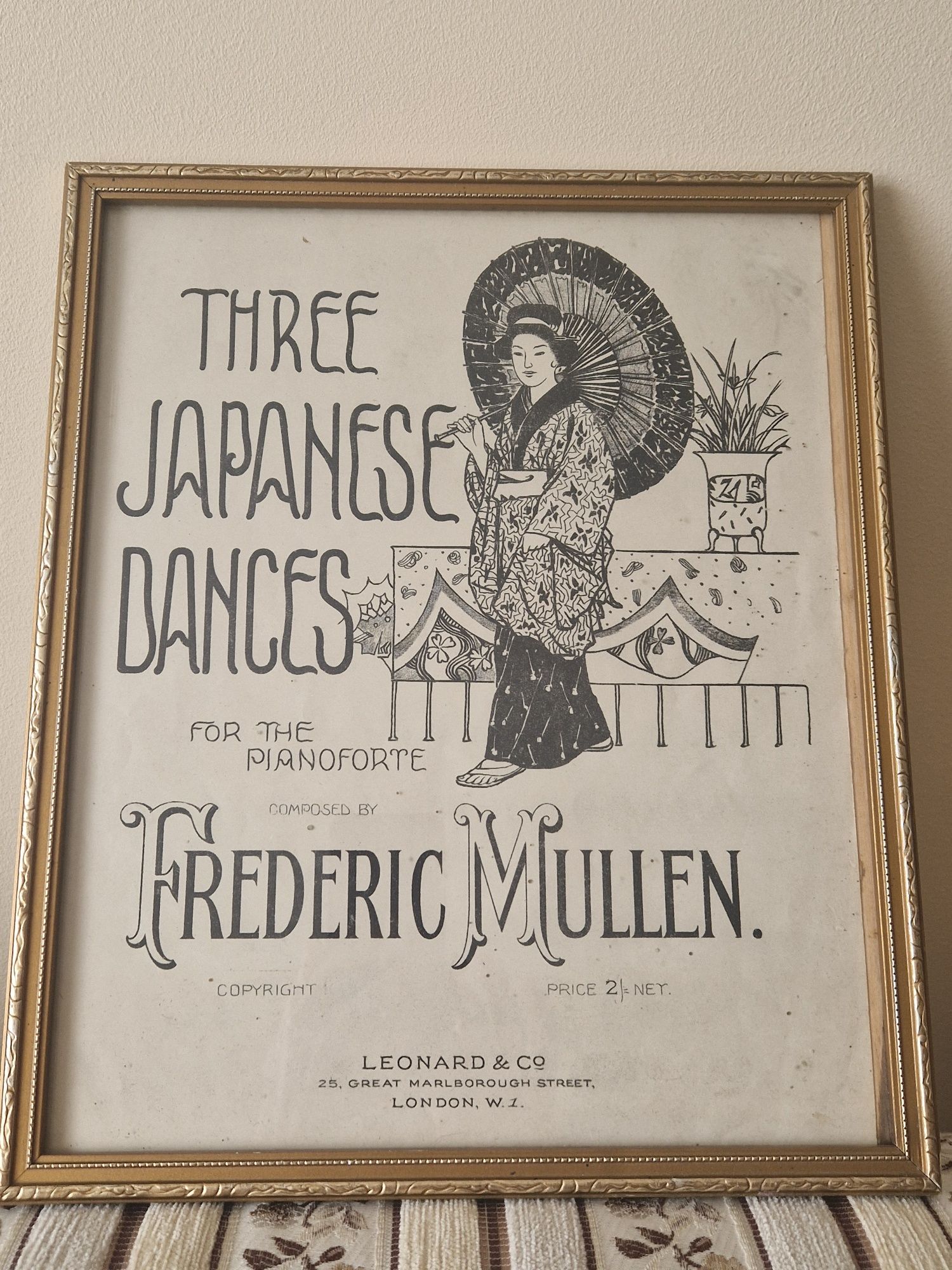 Japonka - Plakat - Wydruk- Vintage