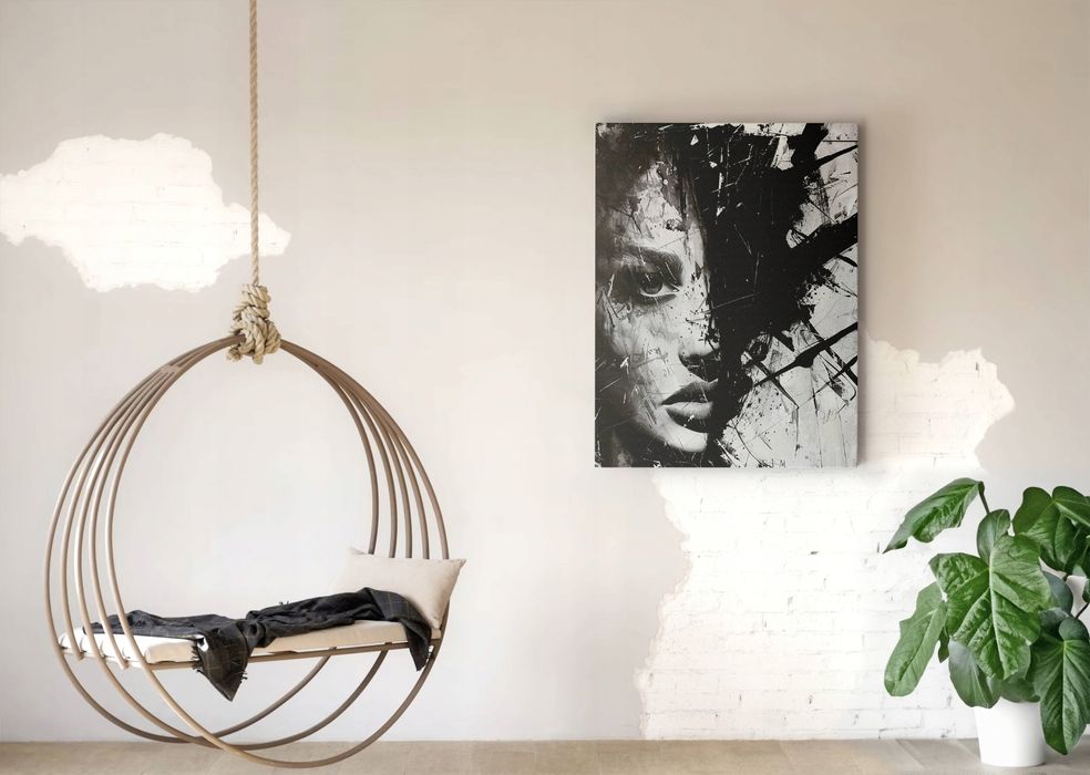 Obraz na płótnie Kobieta sztuka nowoczesna do domu pokoju salonu 45x60