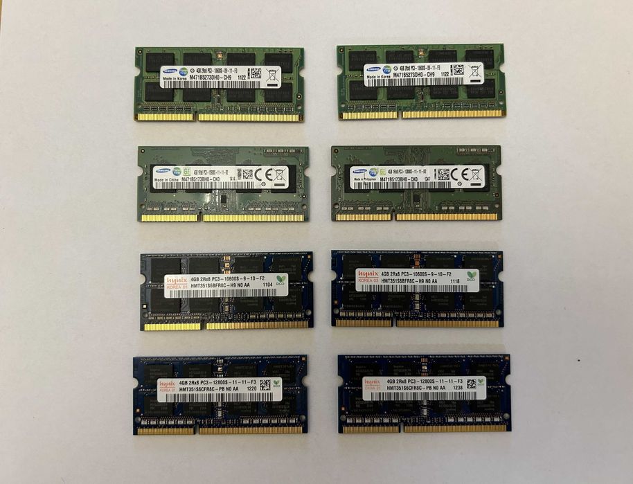 Pamięć ram 8gb ddr3 (2 x 4gb) samsung, hynix Warszawa