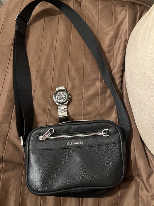 Conjunto Calvin Klein + Relógio Swatch – Excelente estado