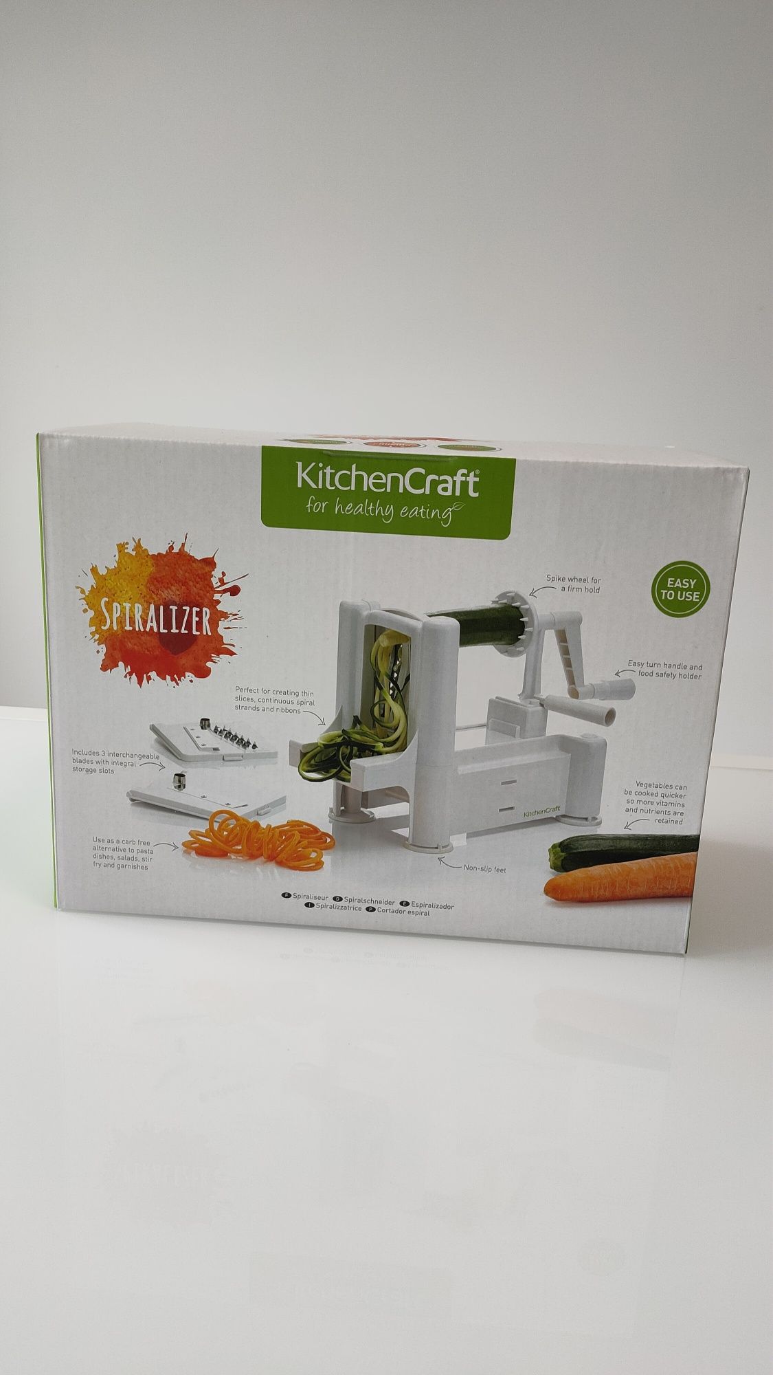 Espiralizador - Spiralizer NOVO - Marca KitchenCraft