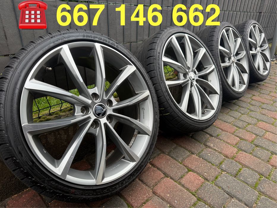 Zimowe 19 cali felgi koła do Skoda Octavia VW Golf Audi A3 5x112