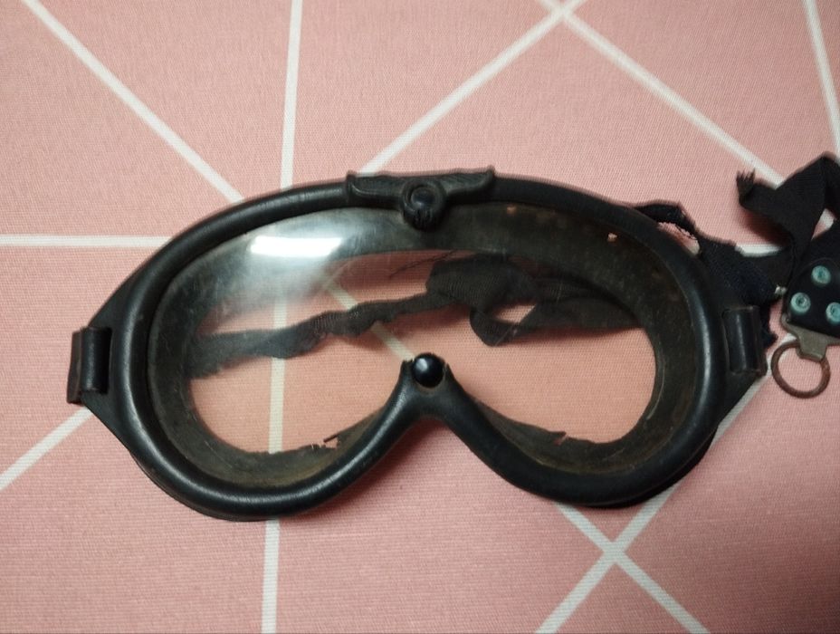 Óculos piloto aviador pPortuguês na guerra civil Espanhola