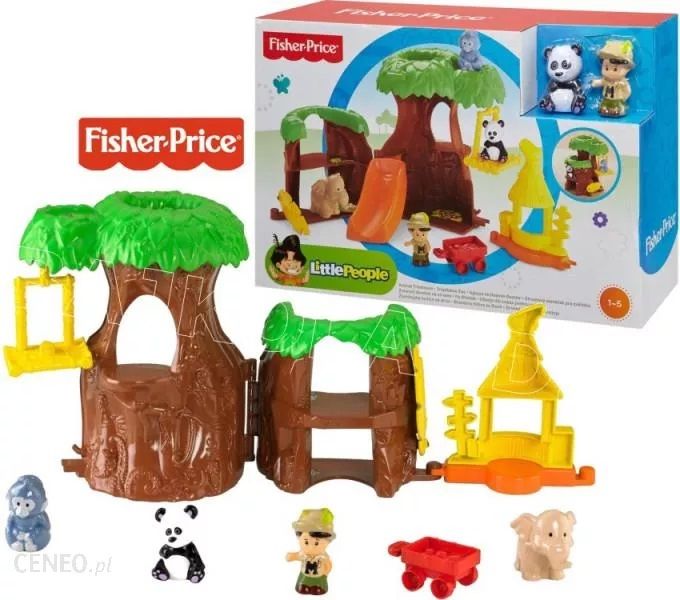 FISHER-PRICE LITTLE PEOPLE domek na drzewie dla zwierzątek