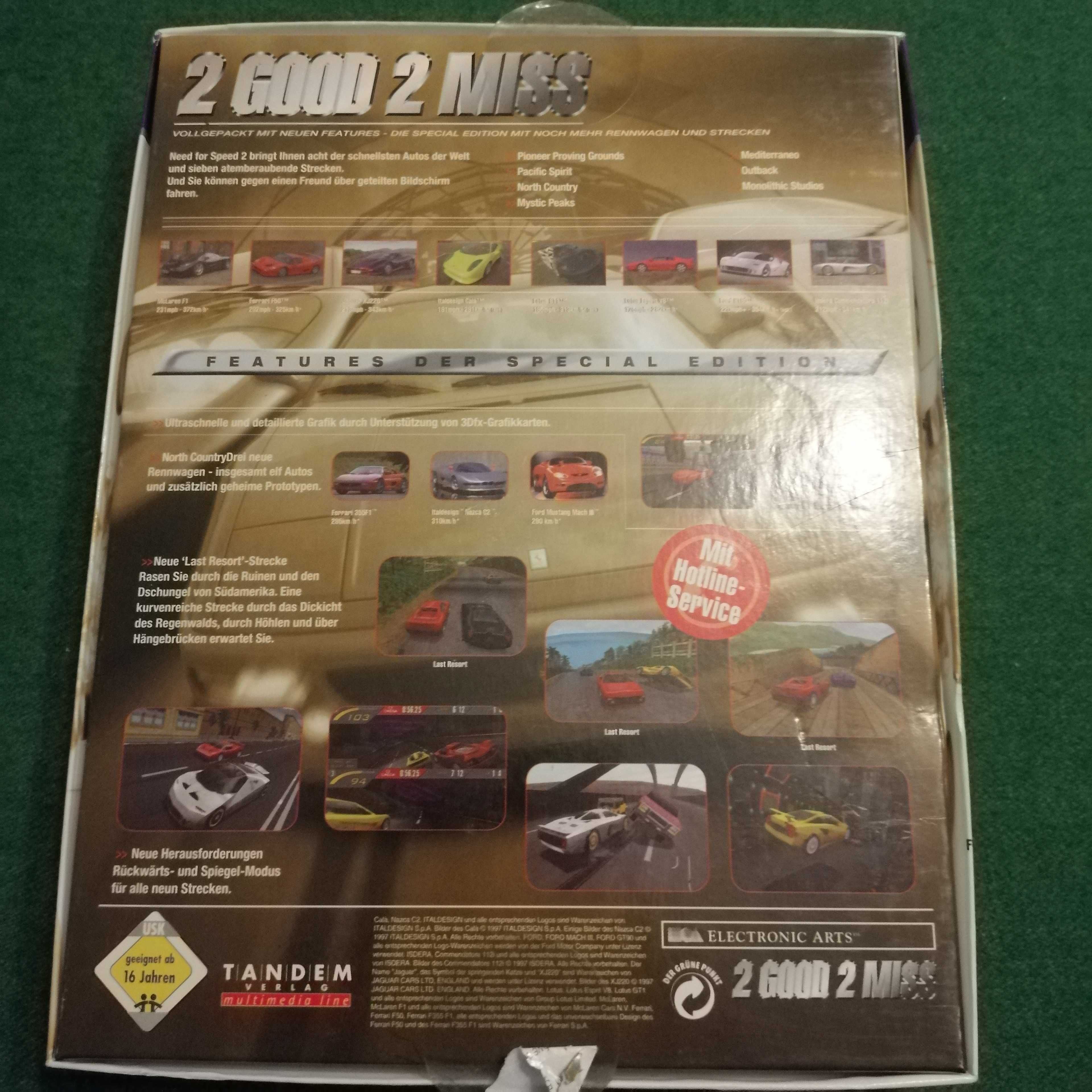 Gra PC - Need For Speed II - Special Edition -BIG BOX!