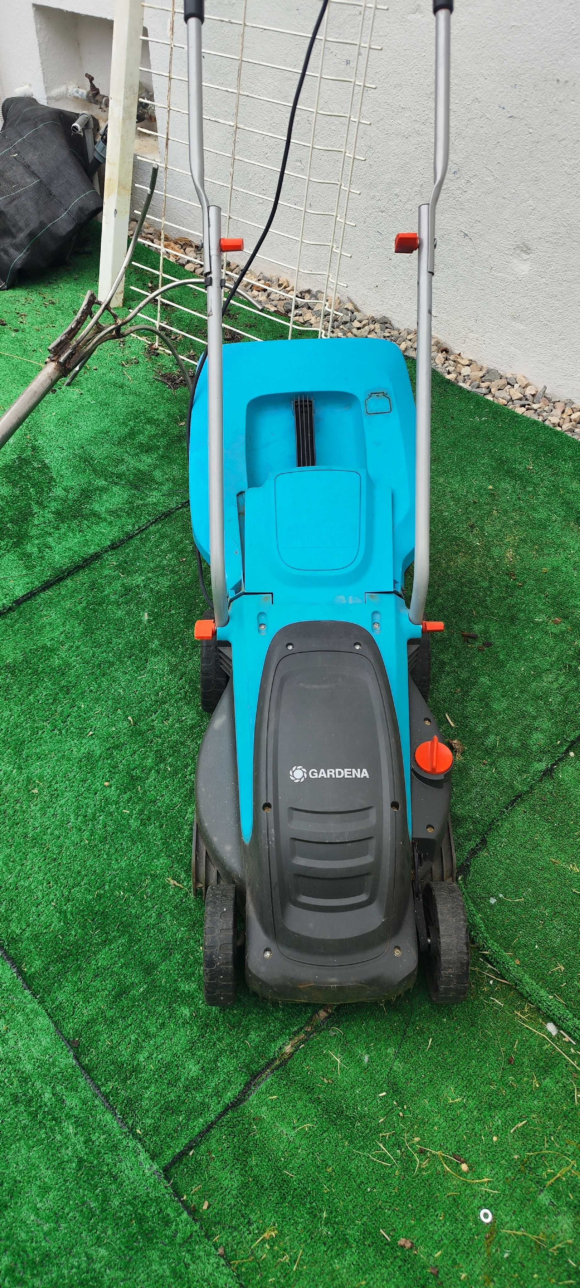 Máquina de cortar relva e motor roçadeira