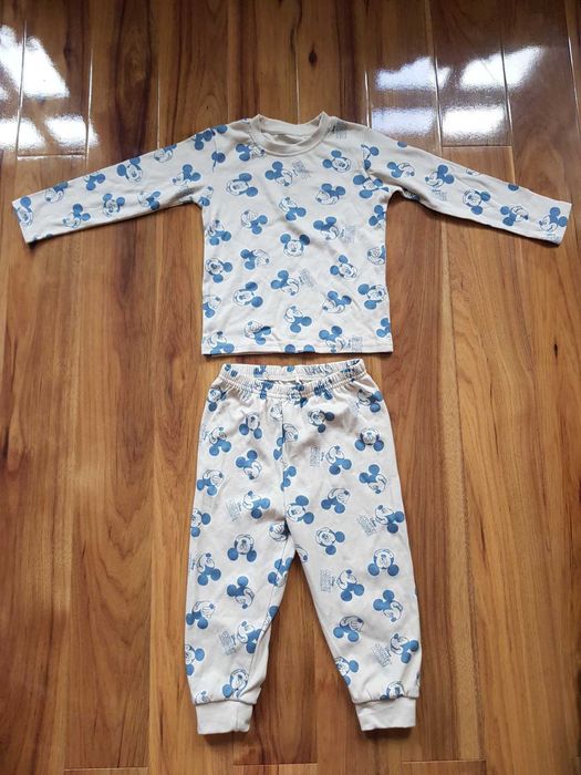 Piżama z długim rękawem zestaw Disney Myszka 98cm bawełna