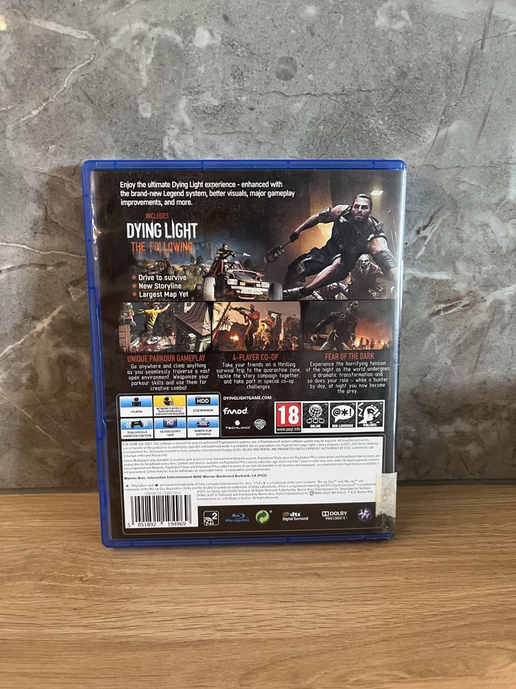 Dying light the following enhanced edition PS4