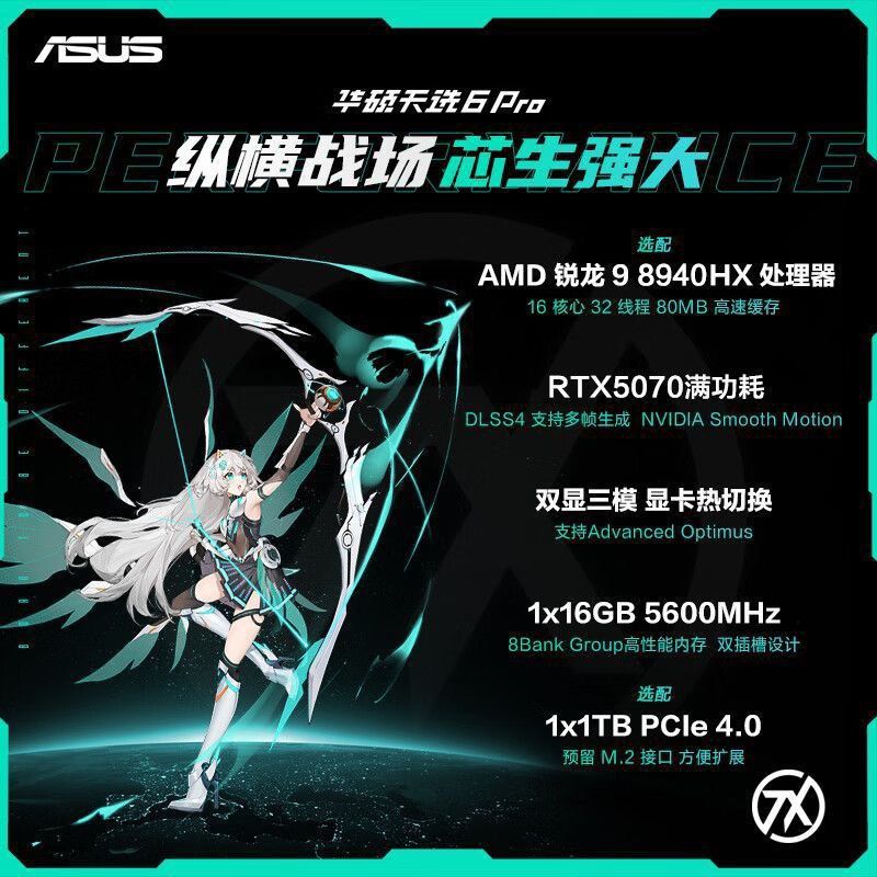(RTX 5070, R9 8940HX, 32 ГБ ОЗУ) ASUS Zephyrus G6 pro/Asus Tianxuan 6