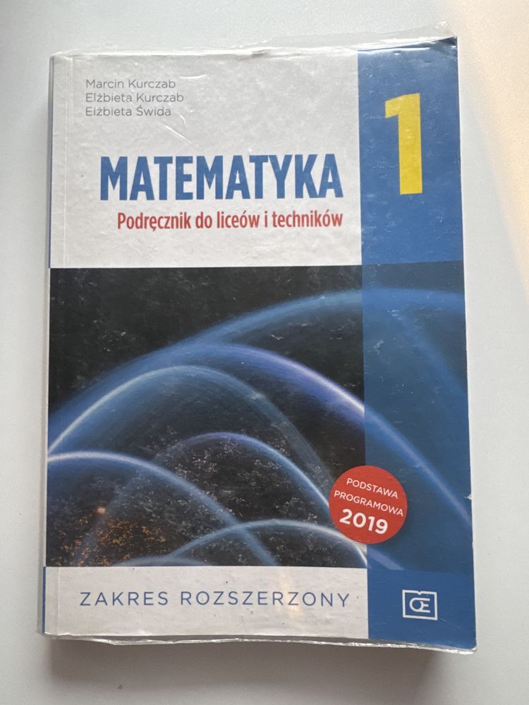 Matematyka 1 Podręcznik zakres rozszerzony Oficyna edukacyjna