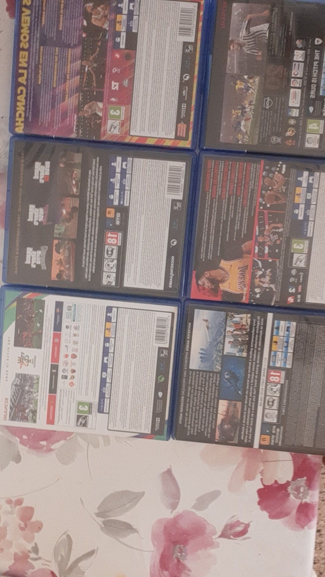 Jogos ps4 pes,gta,wwe etc