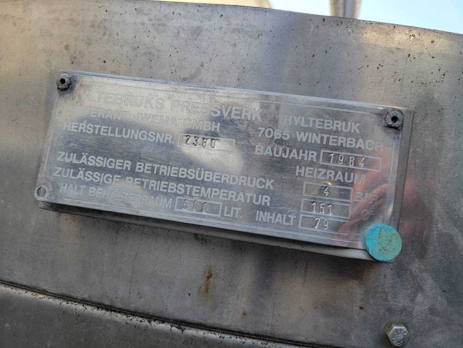 Варильний котел на 500 літрів