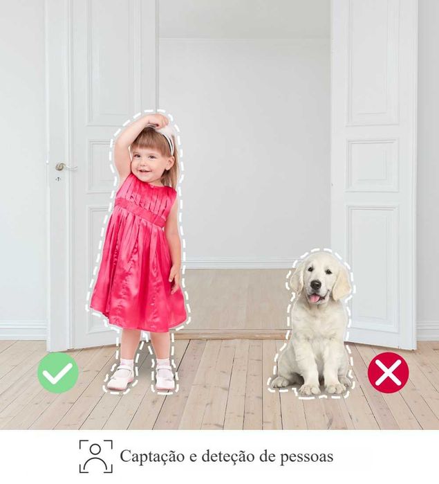 Câmara Vigilância * WiFi * FullHD * Visão Noturna * Áudio * SD * App