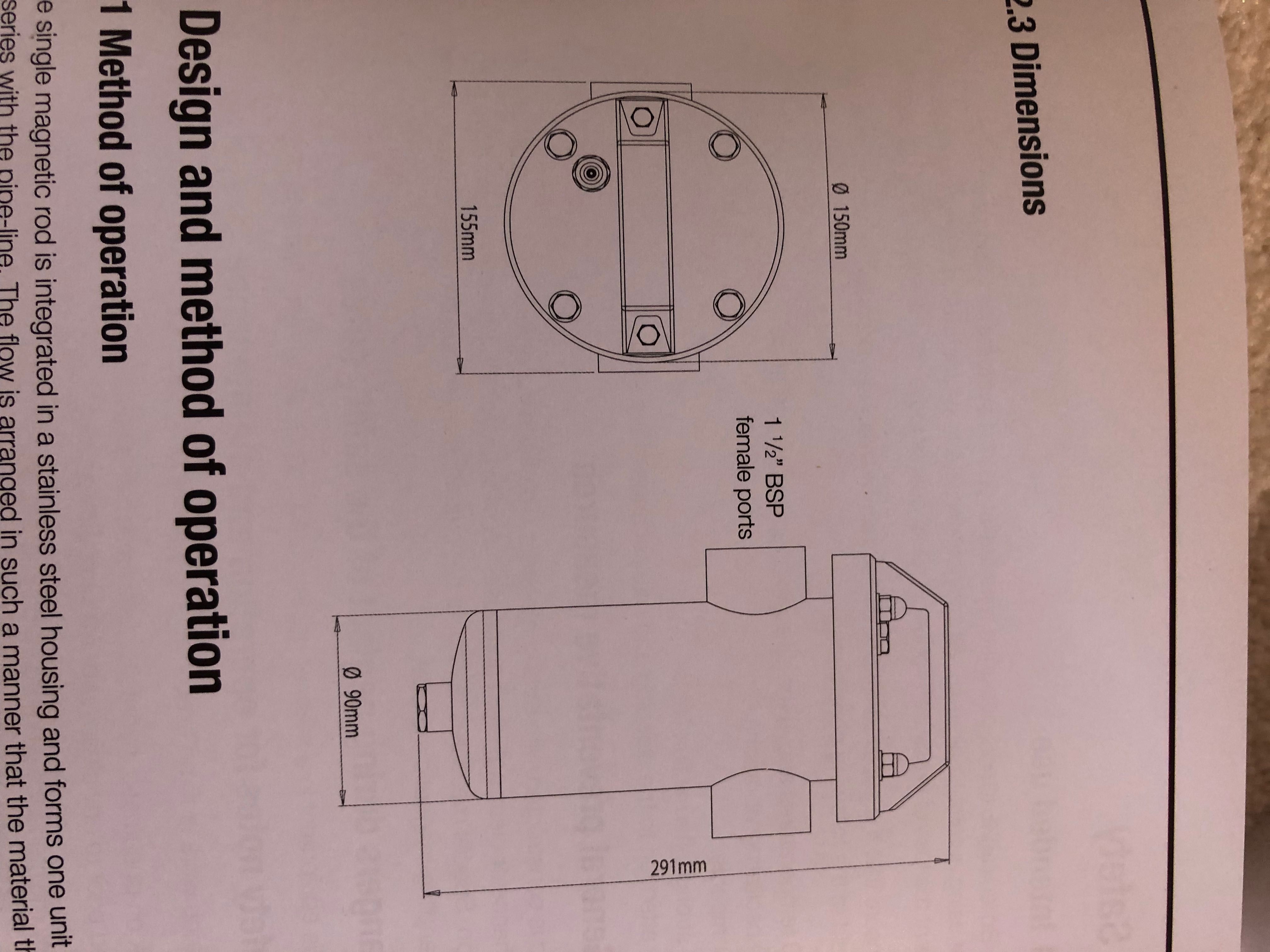 Filtr magnetyczny do C.O.