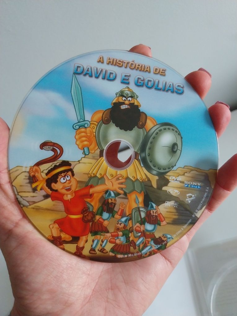 DVD, A história David e Golias, Falado em Português, em ótimo estado