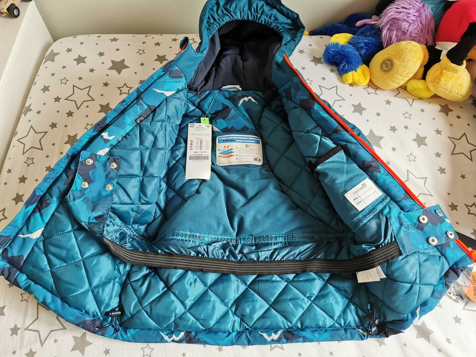COCCODRILLO ZIMOWA NOWA KURTKA z podszewką z miękkiego polaru ROZM 122