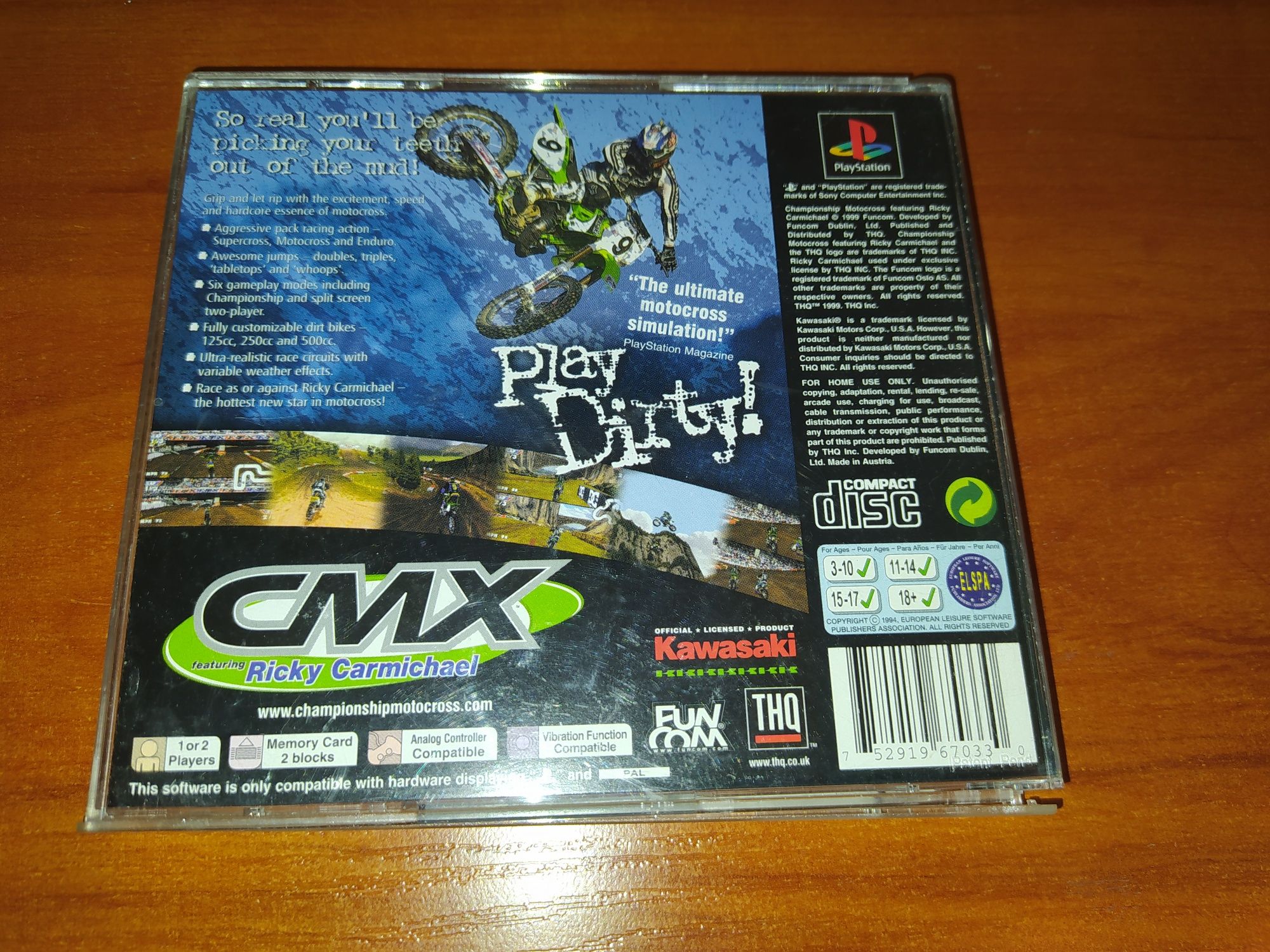 Championship Motocross Gra na PlayStation 1