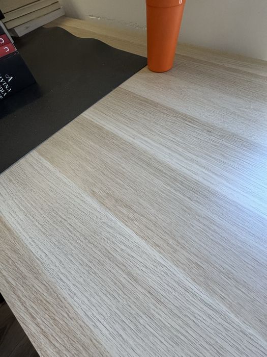 Secretária IKEA - Carvalho/Branco (2m x 60cm)