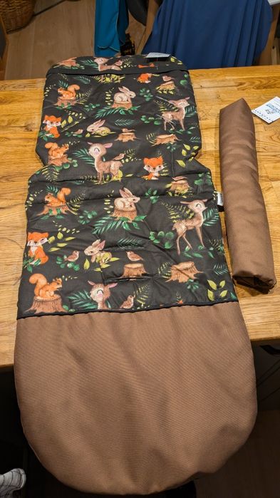Wkładka wkład do wózka spacerówki XL 90cm + ochraniacz pałąka