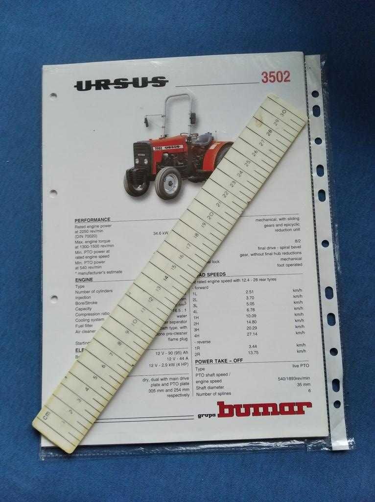 Ursus 3502 folder Bumar