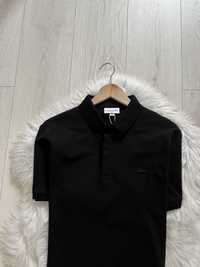 Нова чорна футболка, поло Lacoste, M, L, XL