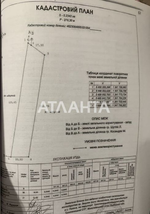 Продаж двох земельних ділянок площею 9. 5 і 23, 4 соток. с. Поляна,
