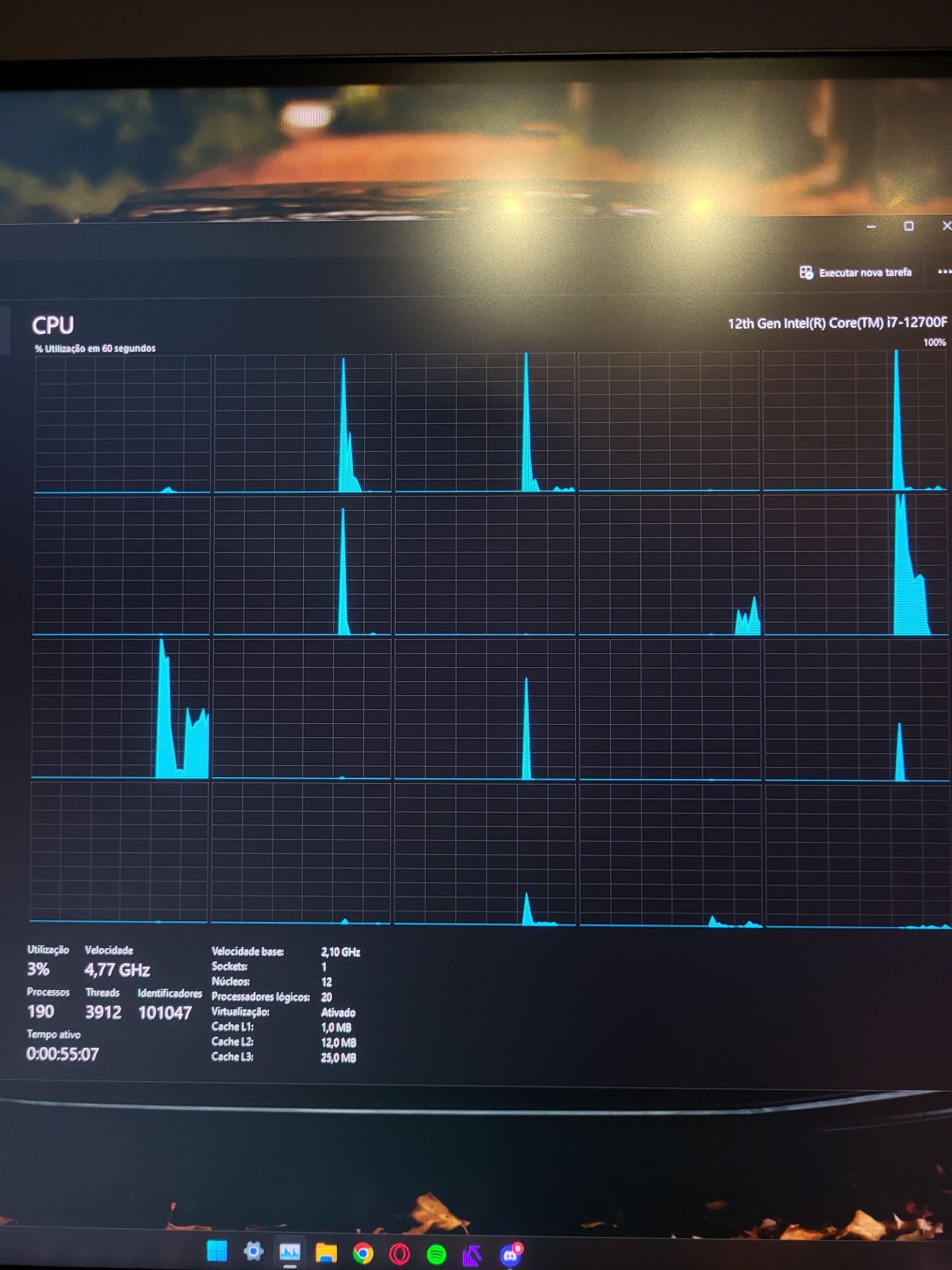 I7 12700F Como novo com garantia até 2025