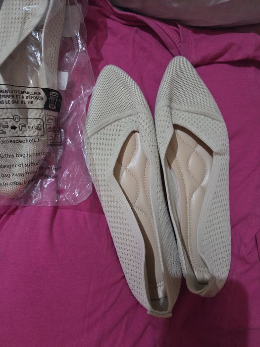 Тапочки, туфлі, макасіни тканеві 38, 39 лодочки