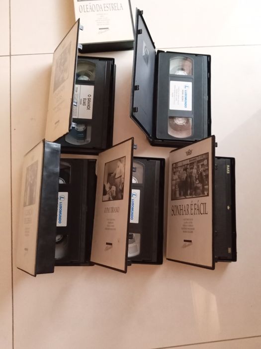 Cassetes filmes clássicos portugueses